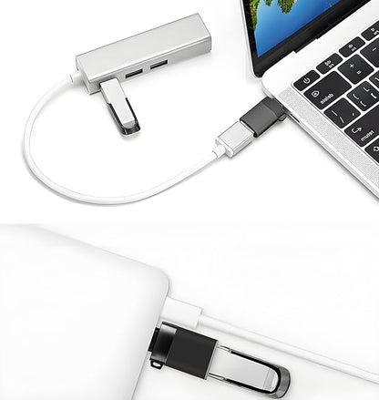 USB to USB C Adapter,USB-C Male to USB3.0 Female Adapter Thunderbolt 3 OTG Converter,Compatible with MacBook Pro,MacBook,iPad/Samsung Galaxy S20-S23 / Dell XPS,and More USB Devices Rope Black