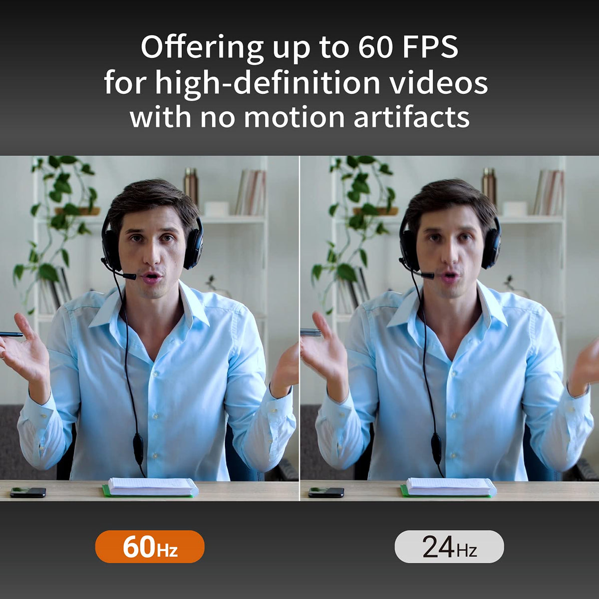 j5create 4K Wide Angle Webcam with Microphone/Privacy Cover