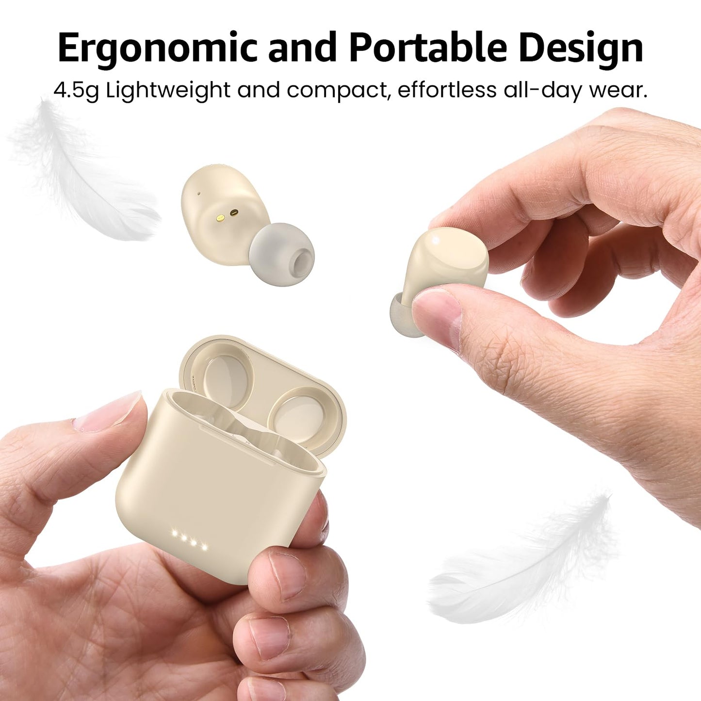 TOZO T6 Wireless Earbuds Bluetooth 5.3 Stereo Sound in Ear Headphones