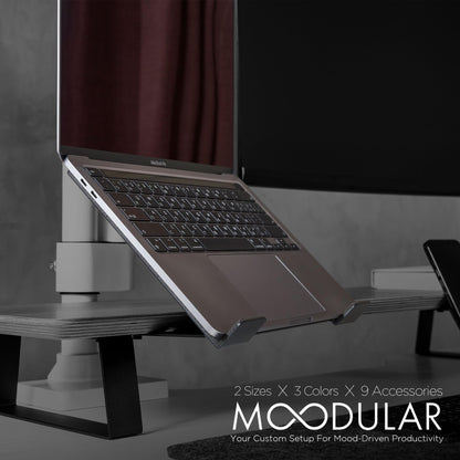 ULTRARM Moodular Laptop Tray Stand Add-On for Slide Rails, Do Not Use Alone