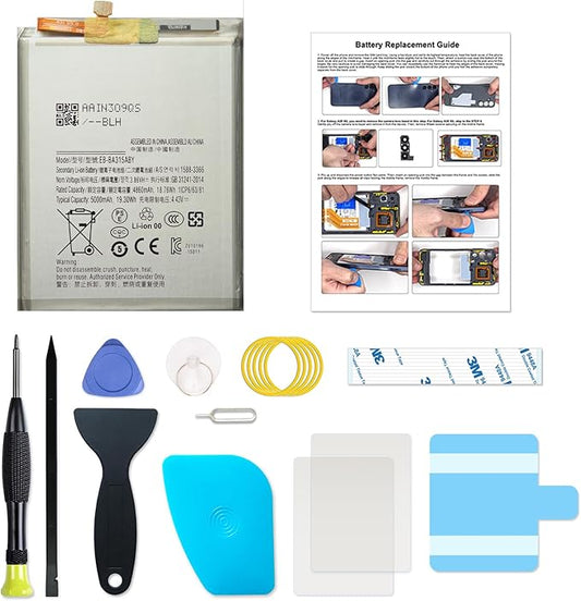 BATLABB New EB-BA315ABY Battery Compatible with Galaxy A32 4G / A31 / A22 4G, with Instruction & DIY Toolkit