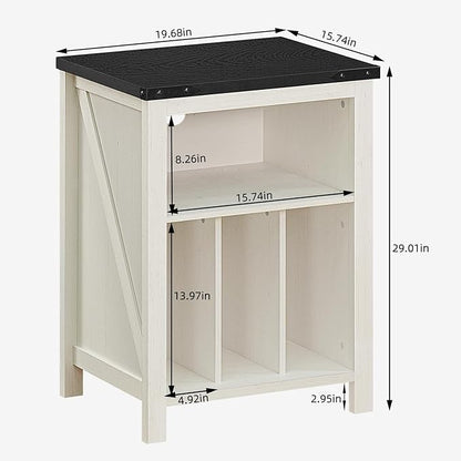 Record Player Stand with Vinyl Record Storage Holds up to 160 Albums,Large Wood Record Player Table，White Turntable Stand Cabinet Dispaly Shelf for Living Room,Bedroom,Office