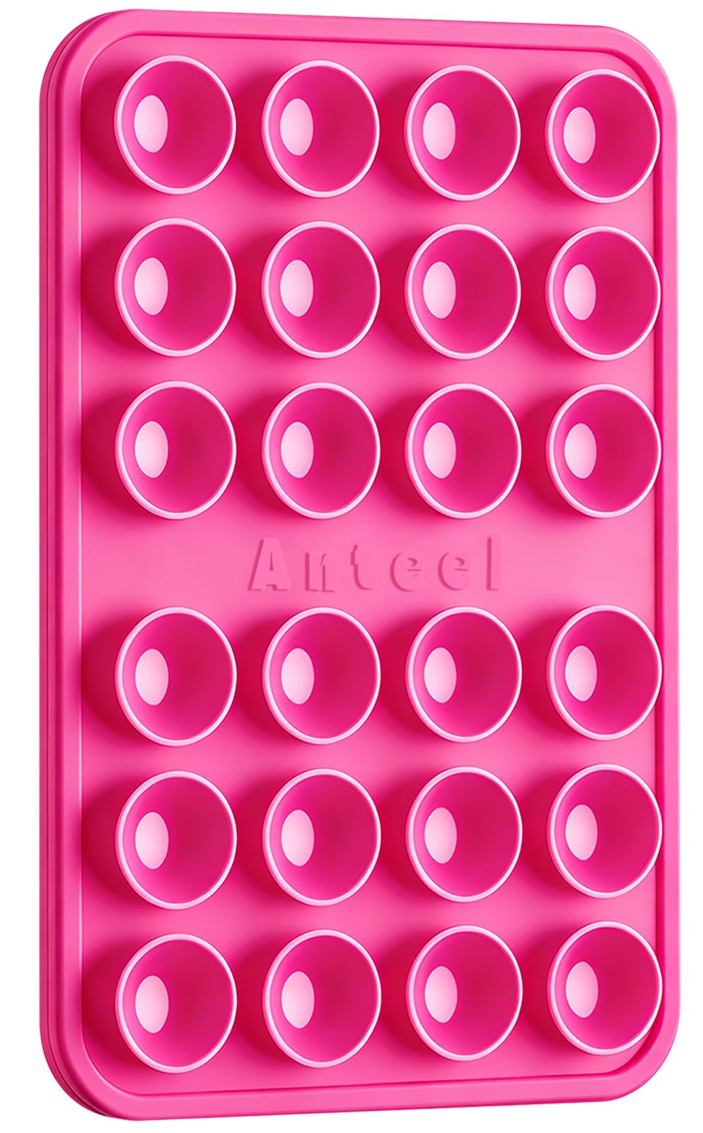 JingJinYY Anteel Classic - Silicone Suction Phone Case Adhesive Mount - Enhanced Suction Power and Upgraded Thickened Sticky Phone Grip, Durable, Hands-Free Sticky Phone Holder, 2.28"x3.46" (LPK&TP)