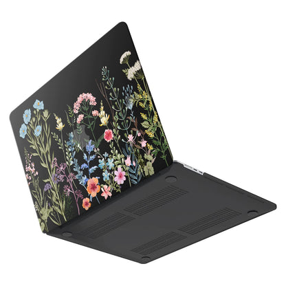 iCasso MacBook Air 13 Inch Hard Shell Case M4 2025 A3240 Weed Pattern