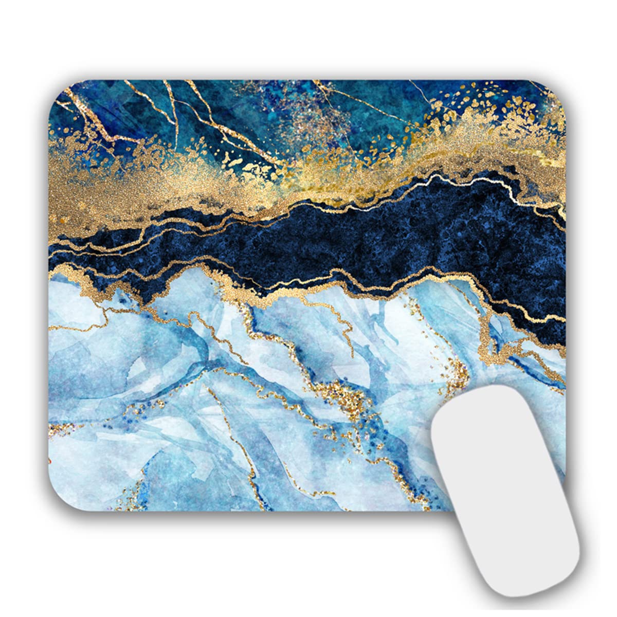 Small Mouse Pad Mouse Mat for Desk Laptop Computer(Leaf)