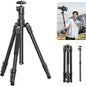 ULANZI TT53 Camera Tripod, 70.8” Travel Tripod for DSLR/Phone, Heavy Duty Fold Portable Stand with 360° Ball Head UKA Quick Release Plate, Lightweight Compact for Photography Vlogging Video Shooting