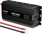 LVYUAN 1500W Power Inverter 24V to 110V DC to AC with 2 US Sockets, LED Display, USB Ports for Home Truck, Outdoor, Camping