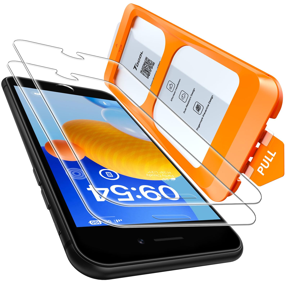 TOCOL for iPhone 16 Pro Privacy Screen Protector