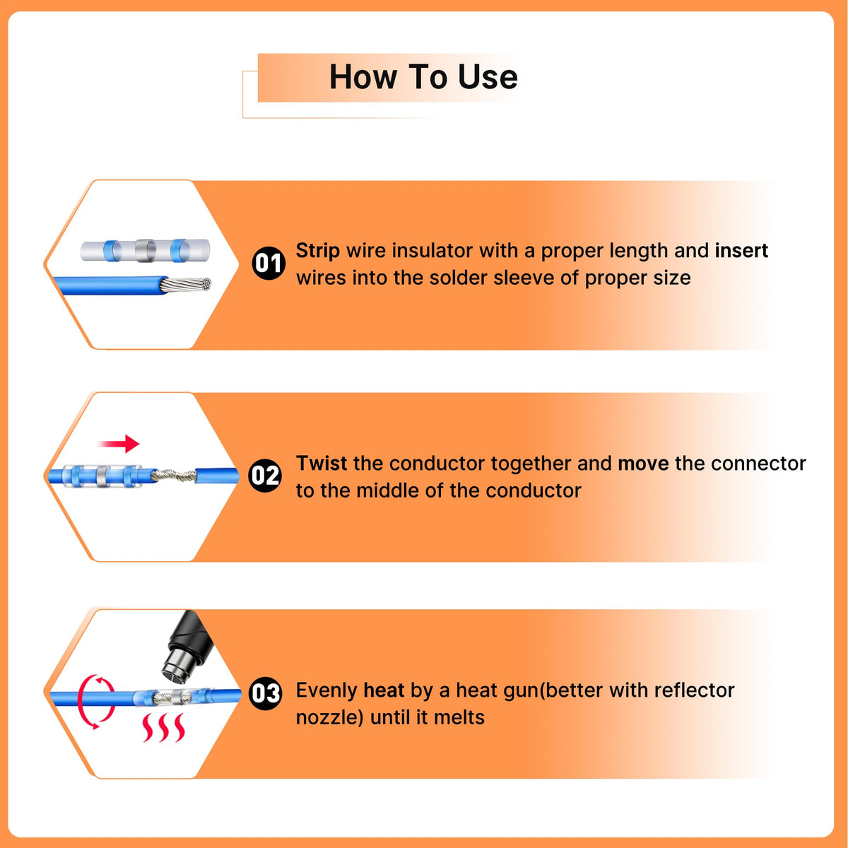 Ultimate All-in-One Heat Shrink Solder Seal Wire Connectors Kit – Wire Striper, Heat Gun, Kuject 2000PCS Waterproof Solder Stick Butt Connectors, Electrical Wiring Connector Kit for Marine Automotive