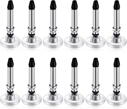 Zonon 12 Pcs Replacement Stylus Pen Tips Only Precision Round Shape Replaceable Stylus Universal Pen Disc Tips for Touch Screen Devices Daily Using Supplies