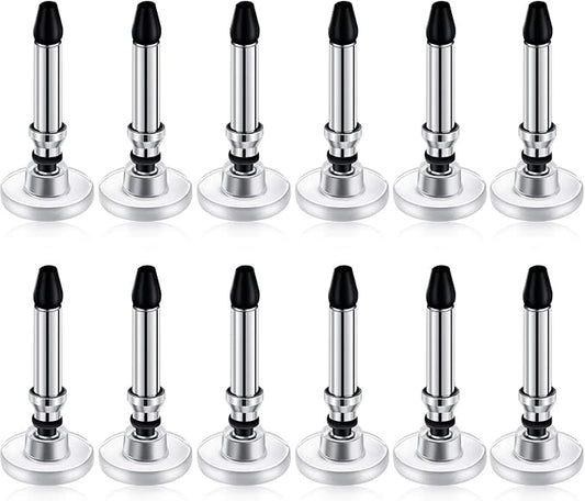 Zonon 12 Pcs Replacement Stylus Pen Tips Only Precision Round Shape Replaceable Stylus Universal Pen Disc Tips for Touch Screen Devices Daily Using Supplies