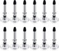 Zonon 12 Pcs Replacement Stylus Pen Tips Only Precision Round Shape Replaceable Stylus Universal Pen Disc Tips for Touch Screen Devices Daily Using Supplies