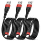 OIITH USB C Cable, USB A to USB C 3A Fast Charging (3FT 3Pack) Phone USB Type-C Charge Cable Android Charge Cord USB C Charger Cable for iPhone 15 Plus/Pro/Pro Max/Samsung/Pad/Laptop/LG/-Red