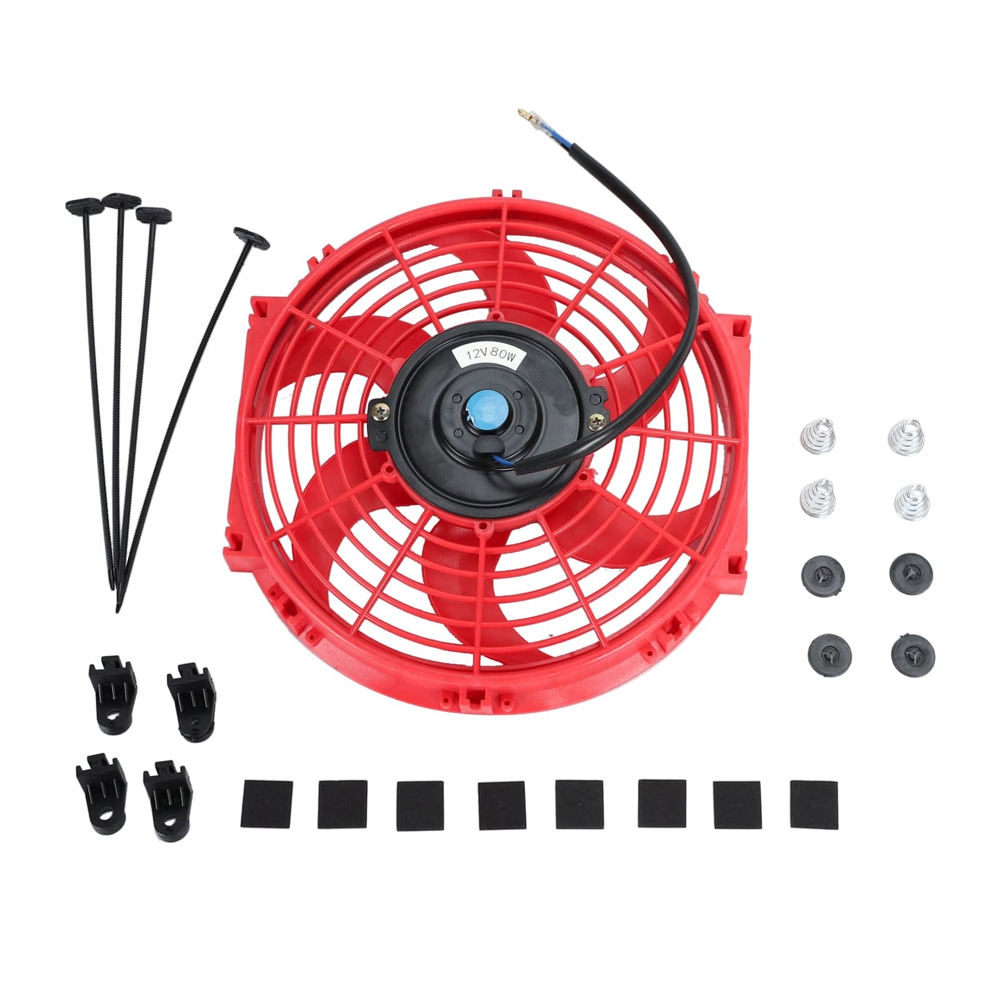 FSBCGT 2PCS 10 inch Slim Fan Push Pull Electric Radiator Cooling Fan