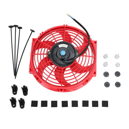 FSBCGT 2PCS 10 inch Slim Fan Push Pull Electric Radiator Cooling Fan