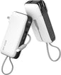 1 Pack Portable Charger with Built-in USB-C Cable & Plug, 10,000mAh 5V/4.5A Power Bank Fast Charging 22.5W, Travel Essential Battery Pack 3 Output for iPhone 16/15 Series, Samsung Galaxy, iPad