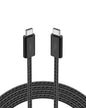 Belkin USB C to USB C Cable, 6.6ft, 60W - Type C Charger, iPhone Charger Cord, Soft, Braided, Flexible for iPhone 16, Galaxy S25, Pixel 9, Airpods, iPad Pro, Tablet & More, Travel Essentials - Black