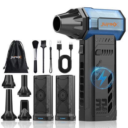 Electric air Duster，250,000RPM Super Power mini Blower,2 Swappable Battery