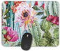 Bright Succulent Cactus Rectangle Gaming Mouse Pad Size(9.84"x7.87")