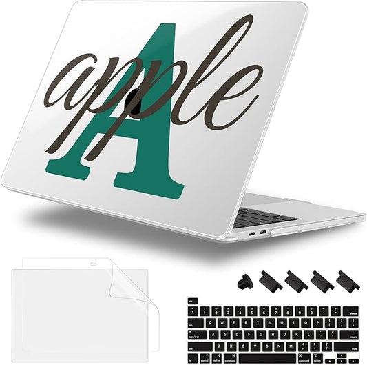 Lepeoac Compatible with MacBook Pro 13 inch Case M2 2024, 2023, 2022-2016 A2338 M1 A2251 A2289 A2159 A1989 A1708 A1706, Plastic Hard Shell Case with Keyboard Cover, Custom Personalized Name