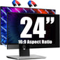 Magnetic Invisible Hidden Design Computer Privacy Screen Filter 24 Inch for Frameless Monitor 16:9 Aspect Ratio, Removable Anti Glare Blue Light Protector, Double Sided Reversible Eye Care 24in Film