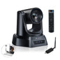 TONGVEO Wireless AI PTZ 20X Zoom Camera with Auto-Tracking: Built-in 5.8GHz Receiver for Cable-Free Setup, 1080P 60fps Conference Camera for Church Services, Online Classes & Hybrid Meetings