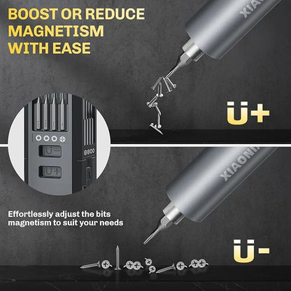 3.7V Precision Electric Screwdriver Set,50 IN 1 Small Power Magnetic Storage Mini Electric Screwdriver Cordless Set USB Charging Repair Tool Kit for Electronics Laptop Phone Camera Glasses Watch