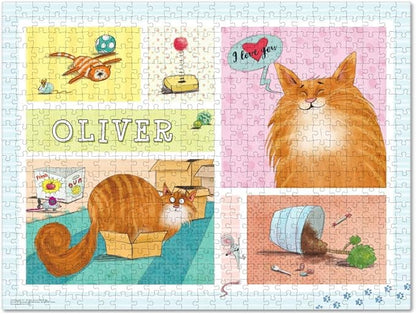 Personalized Cat Puzzle - 500 Pieces - I See Me!