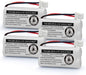 GEILIENERGY BT183342 BT283342 BT166342 BT266342 BT162342 BT262342 Battery Compatible with CS6114 CS6419 CS6719 CS6919 EL52300 CL80111 Cordless Handset Phone (Pack of 4)