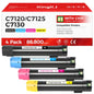 VersaLink C7120 C7125 C7130 High Capacity Toner Cartridge 4-Pack 006R01824 006R01825 006R01826 006R01827 Replacement Compatible for Xerox VersaLink C7120 C7125 C7130 Printer Black Cyan Magenta Yellow