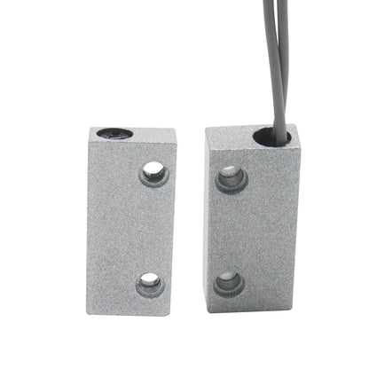 FOCMKEAS Magnetic Reed Switch, NO, 2 Wire, Zinc Alloy Sliver, MC-51