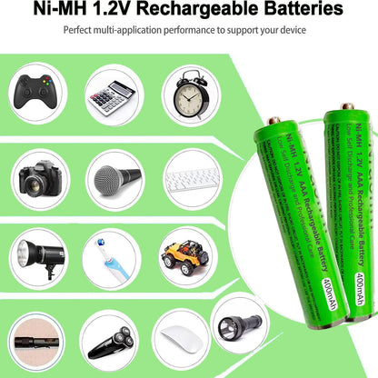 8 Pack Ni-MH AAA Rechargeable Batteries for Panosonic Cordless Phone