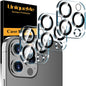 UniqueMe for iPhone 13 6.1"/13 Mini 5.4" Camera Lens Protector-Black Circle