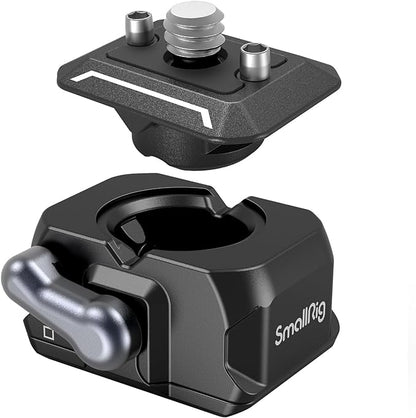 SMALLRIG Quick Release Plate Drop-in HawkLock mini Quick Release Camera Mount Adapter with 1/4" Screw, for Camera Clamp, Super Clamp, Ball Head, Tripod, Magic Arm, Stabilizer, Field Monitor - 3513C