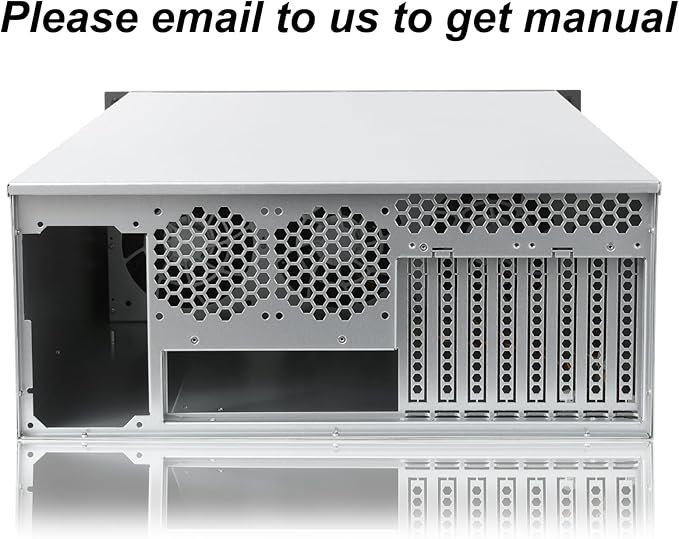 RackChoice 4U Rackmount Server Chassis 8-Bay 12Gbps Hot-Swappable SATA/SAS, EATX/ATX Compatible, Alloy Steel, Black, Ideal for Data Centers & SMBs