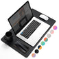 YSAGI Dual-Sided Desk Pad Protector, Desk Mat with Non-Slip - Waterproof PU Leather Office Desk Blotter for Mouse, Keyboard, Writing,31.5" x 15.7", Black