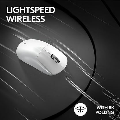 Logitech G Pro X Superlight 2 Lightspeed Wireless Gaming Mouse + G Pro X TKL Lightspeed Wireless Gaming Keyboard (Tactile) Bundle - White