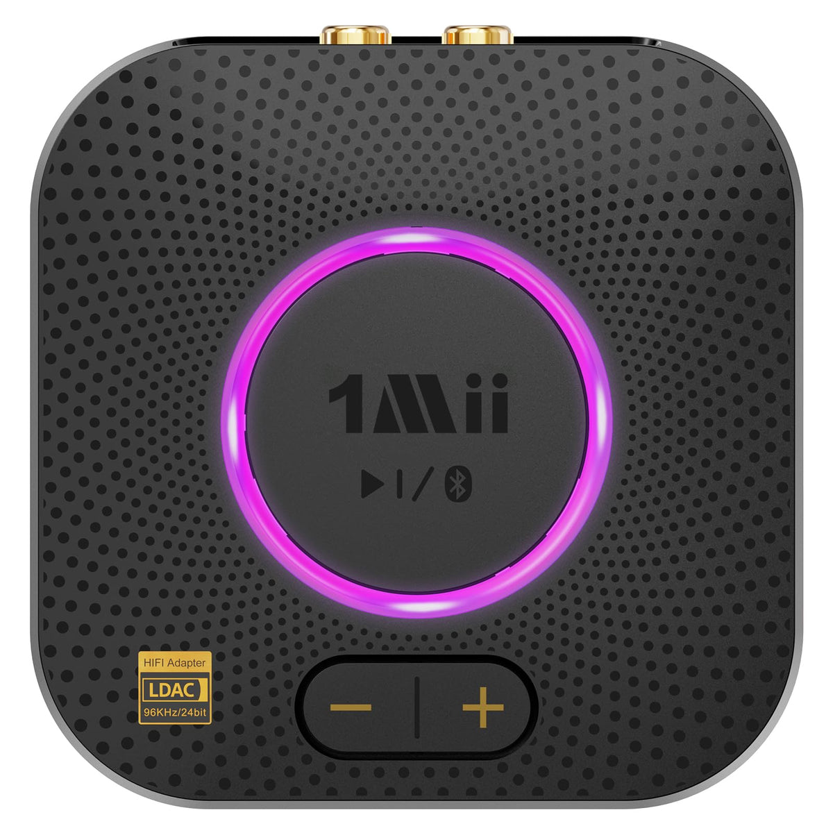 1Mii B06+ Bluetooth Receiver, Hi-Fi Wireless Audio Adapter, Bluetooth 5.3 Receiver with 3D Surround aptX HD aptX Adaptive for Home Music Streaming Stereo System