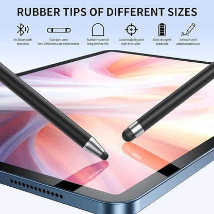 Stylus (10Pcs), Stylus Pen for Touchscreen, High Precision and Sensitivity Stylus Pen for iPad/iPhone/Samsung/Android Smartphone and Tablets, Compatible with All Capacitive Touch Screen (Black/White)