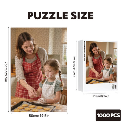 EGUEGU Custom Puzzle, Personalized Jigsaw Wood Puzzle with Photo for Adult