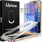 Uyiton Compatible with iPhone 16 Pro Screen Protector (Anti-Blue Light) - [Easy to Install] Shatterproof Full Coverage [Case Friendly] 9H Tempered Glass Screen Protector for iPhone 16 Pro, 2 Pack