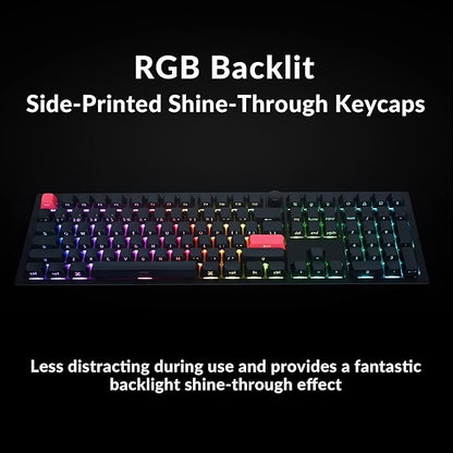 Keychron Q6 Max QMK/Launcher Wireless Bluetooth/2.4 GHz/USB-C Wired Custom Mechanical Keyboard, Full Size Programmable Knob RGB Backlit Hot-Swappable Gateron Red Switch for Mac Windows Linux - Black