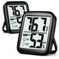 Antonki 2 Pack Room Thermometer Indoor Hygrometer
