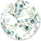 Mouse Pad, Cute Mousepad with Design, Round Grass Leaves Mat, Small Non-Slip Rubber Gaming Pads, Office Home Personalized Pad