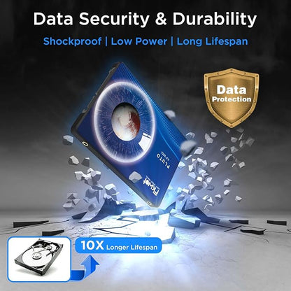 FX815 2TB SSD, 2.5" SATA SSD, Internal Solid State Drive, Up to 560MB/s, 3D NAND SLC Cashe, Compatible with Laptop & PC Desktop