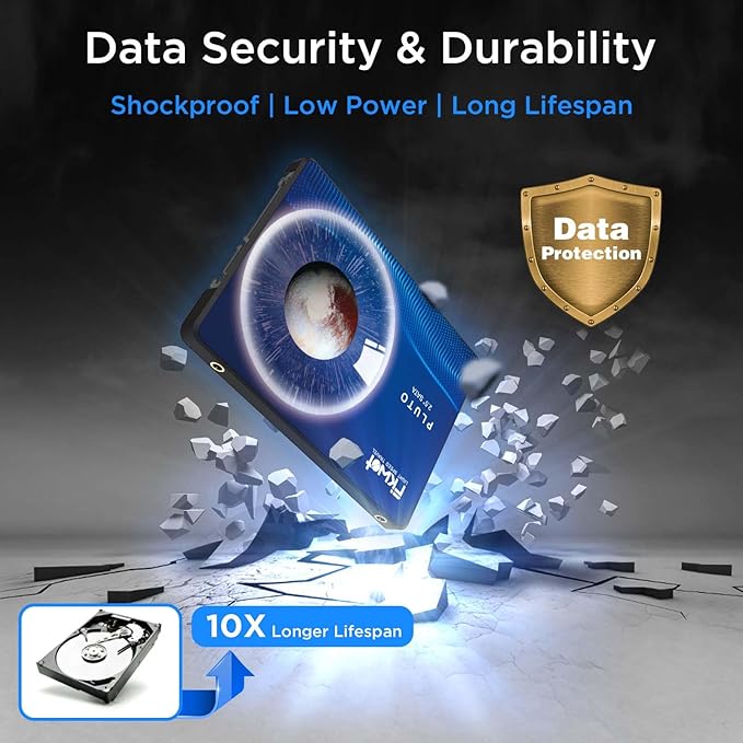 FX815 512GB SSD, 2.5" SATA SSD, Internal Solid State Drive, Up to 560MB/s, 3D NAND SLC Cashe, Compatible with Laptop & PC Desktop