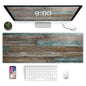 Galdas Gaming Mouse Pad Vintage Wood Grain Pattern XXL XL Large Mouse Pad Mat Long Extended Mousepad Desk Pad Non-Slip Rubber Mice Pads Stitched Edges Thin Pad (31.5x11.8x0.12Inch)