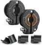 MAXRICH Barbell Clamp 1 inch Multiple Sizes & Adjustable Weight Clips for Quick Release Barbell Collars