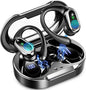 Wireless Earbuds, 2025 Bluetooth 5.4 Headphones Sport, 50Hrs HiFi Stereo Deep Bass Over-Ear buds with ENC Noise Cancelling Mic, IP7 Waterproof & LED Display Earphones with Earhooks for Workout/Running