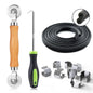 King&Charles Screen Repair Kit,Roller+0.14”x32ft Spline+Hook
